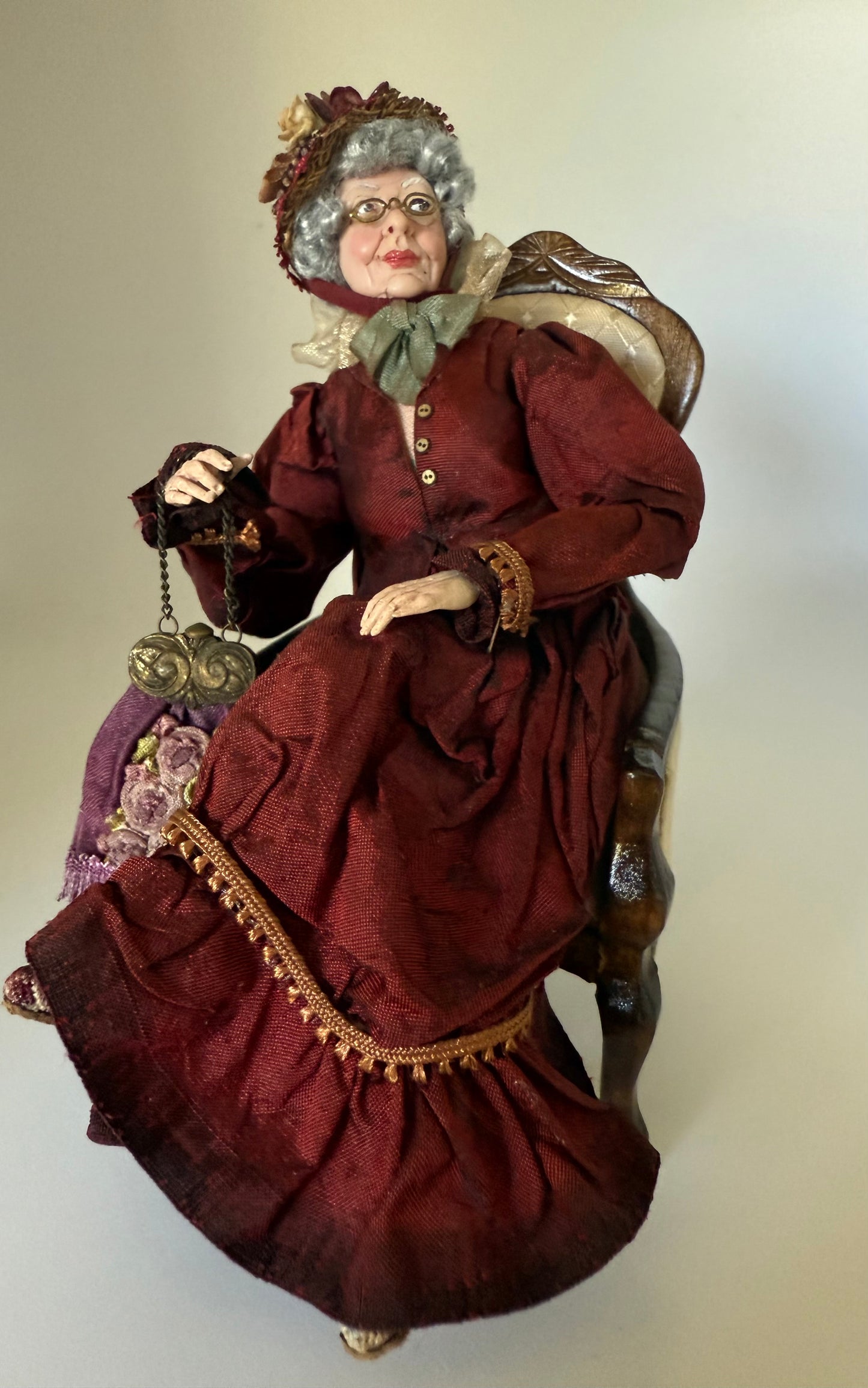 1:12 Scale Dollhouse Doll Marcia Backstrom Original