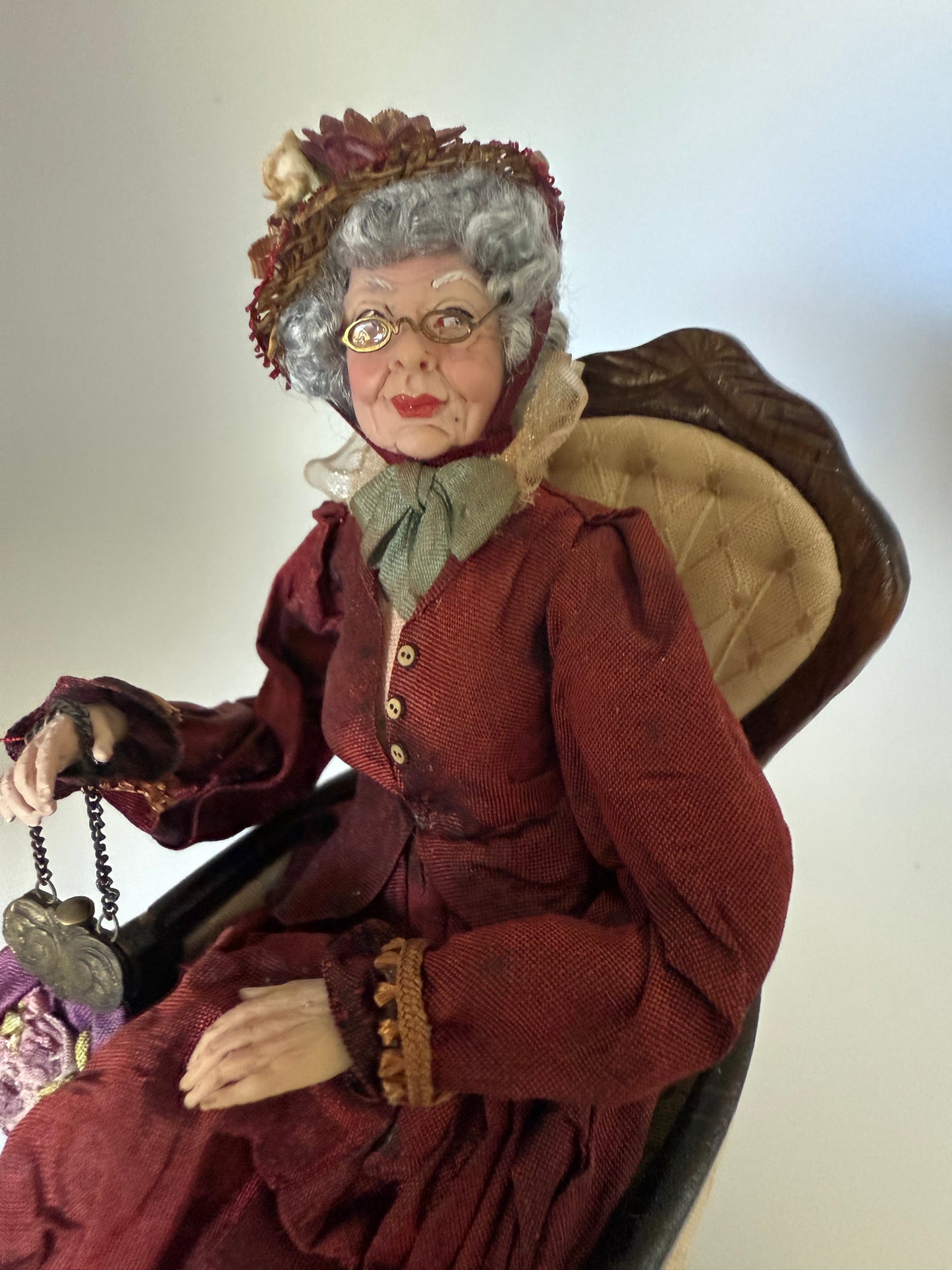 1:12 Scale Dollhouse Doll Marcia Backstrom Original