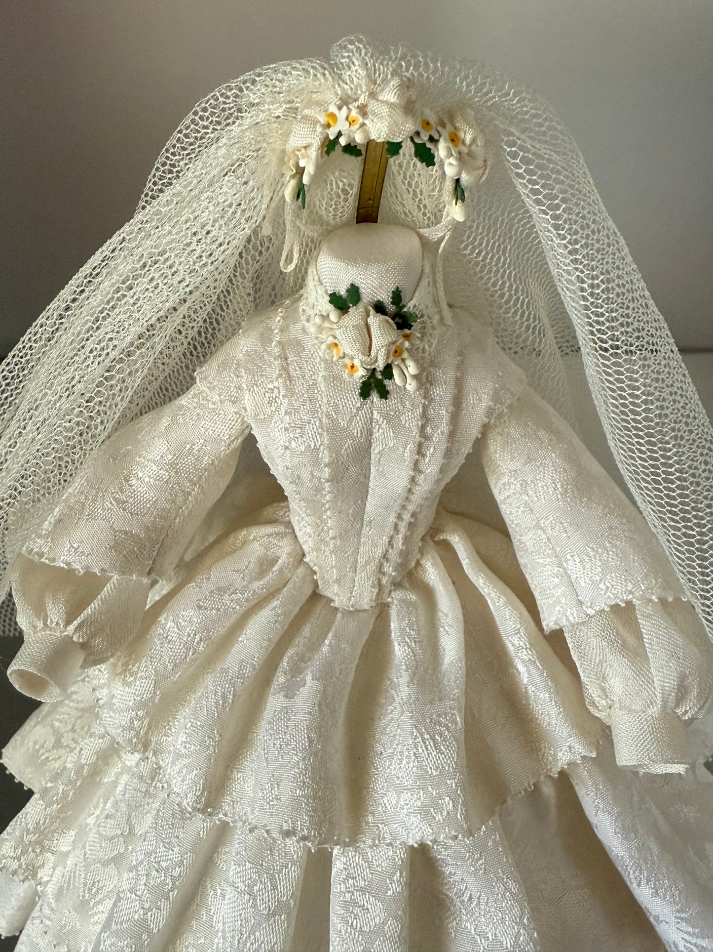 1:12 Scale Bridal Gown by Carole Sahlstrand