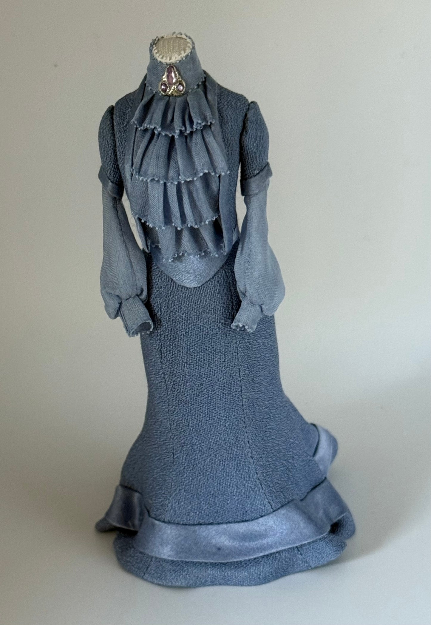 1:12 Scale Ruffled Bodice Gown
