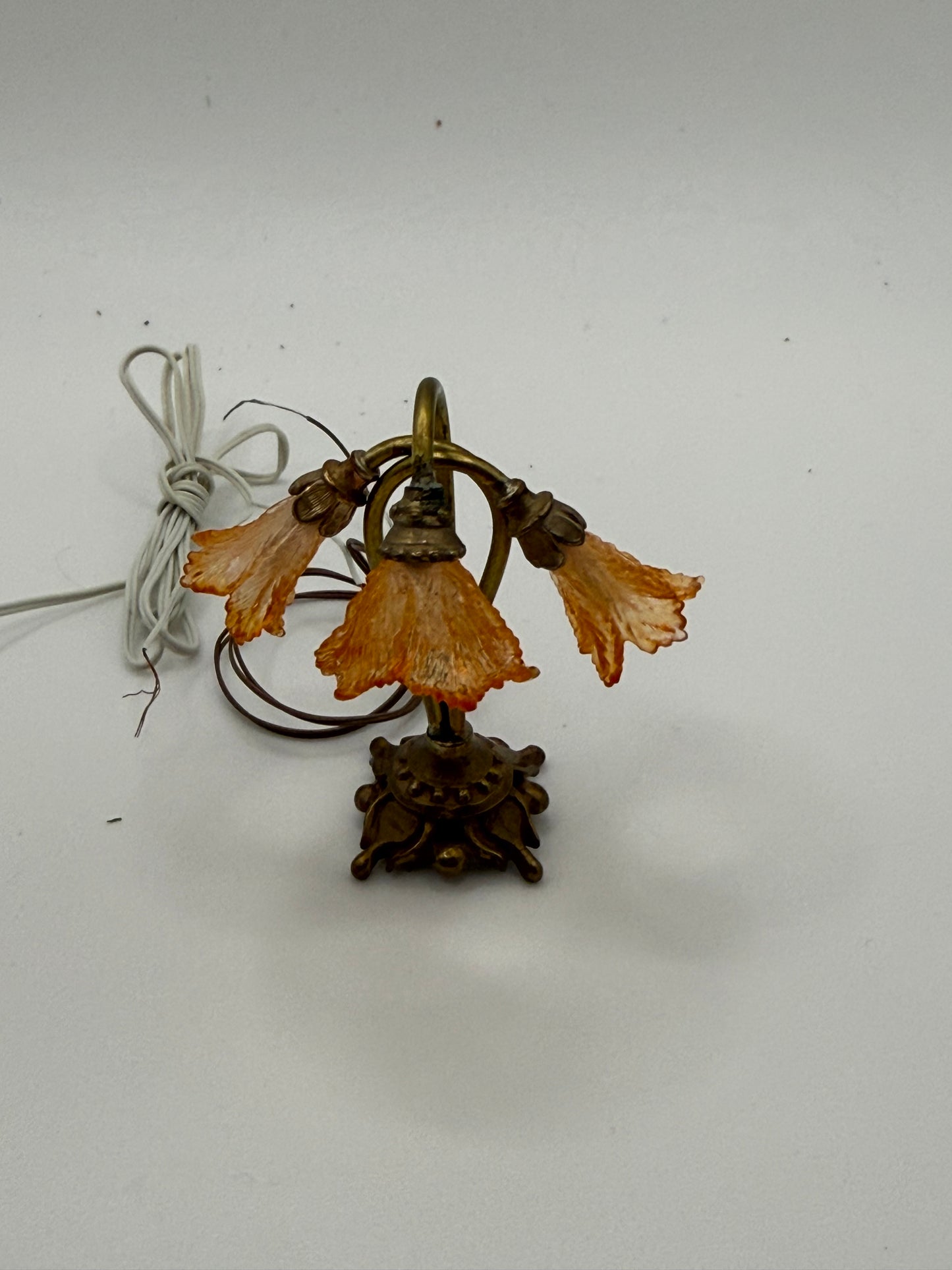 Brass Rose Lamp