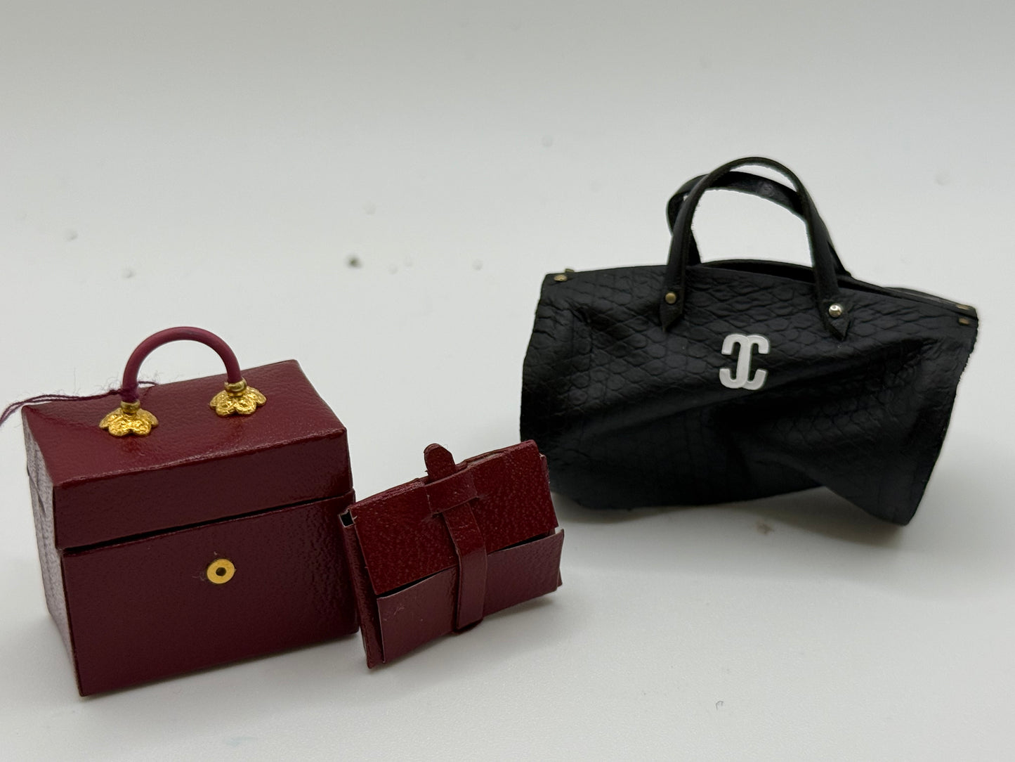 3pc Leather Bag Set