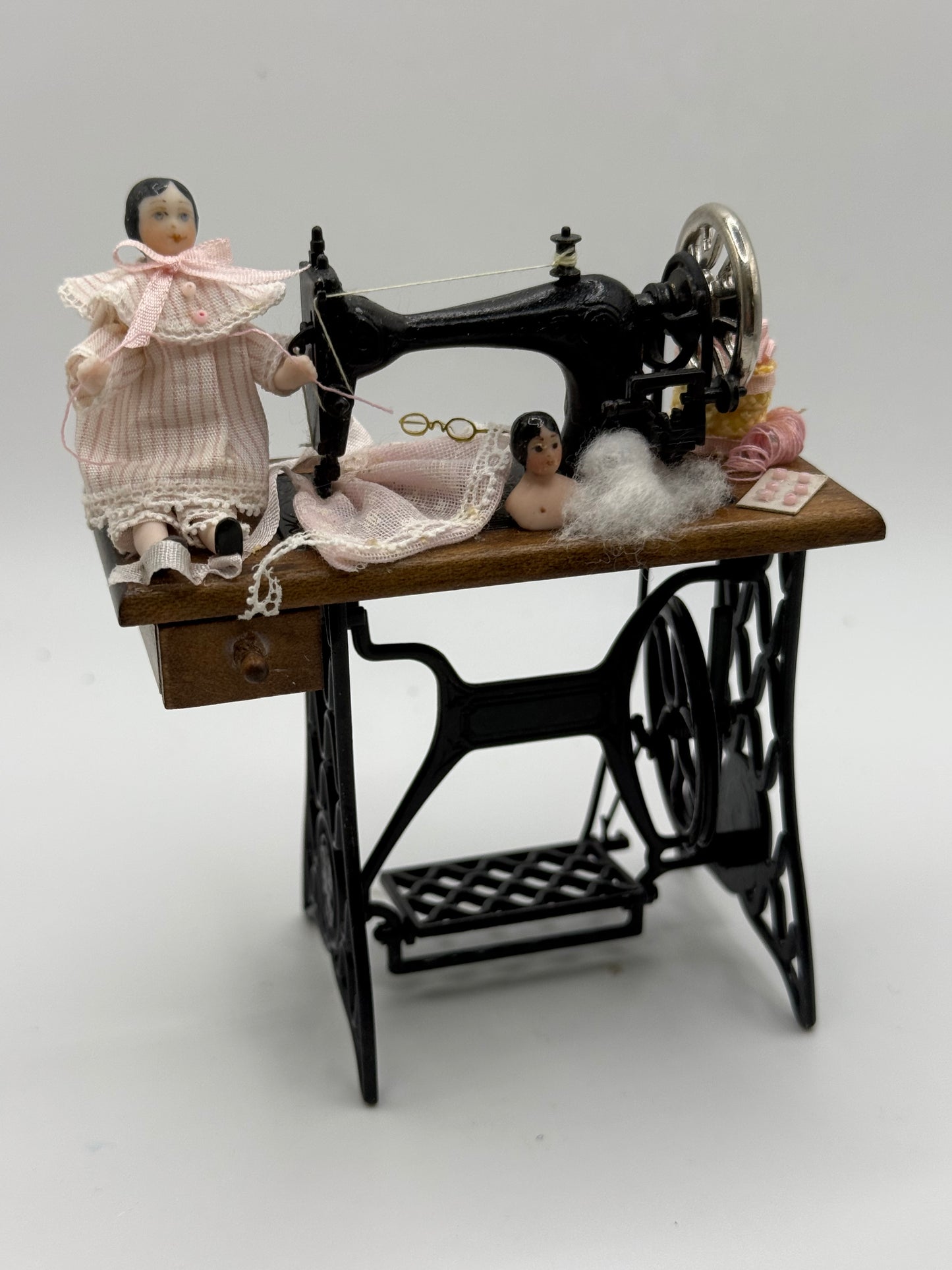 Sewing Machine with Doll