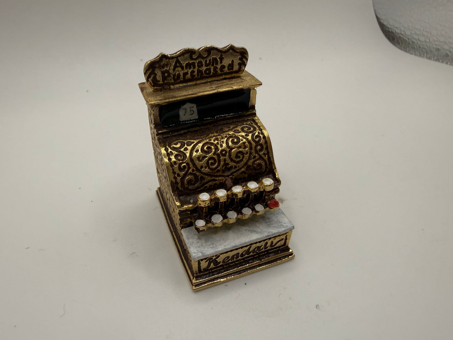 Chair and Cash register
