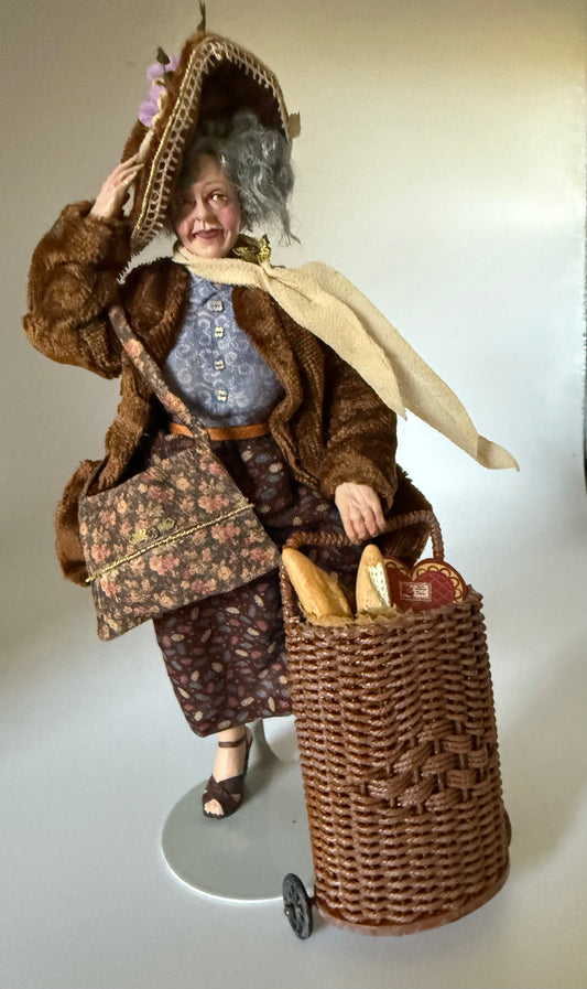 1:12 Scale Dollhouse Doll Marcia Backstrom Original