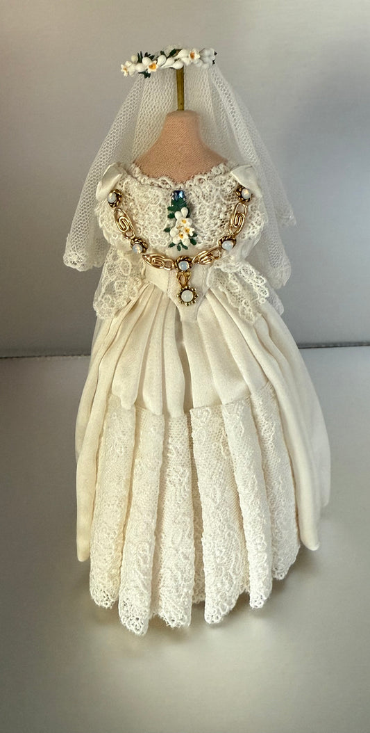 1:12 Scale Bridal Gown