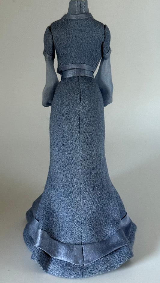 1:12 Scale Ruffled Bodice Gown