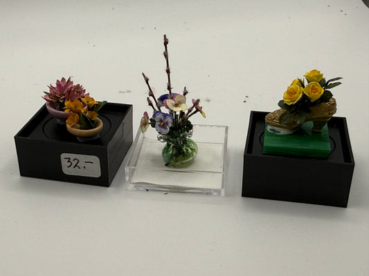 3 Small Floral Arrangements