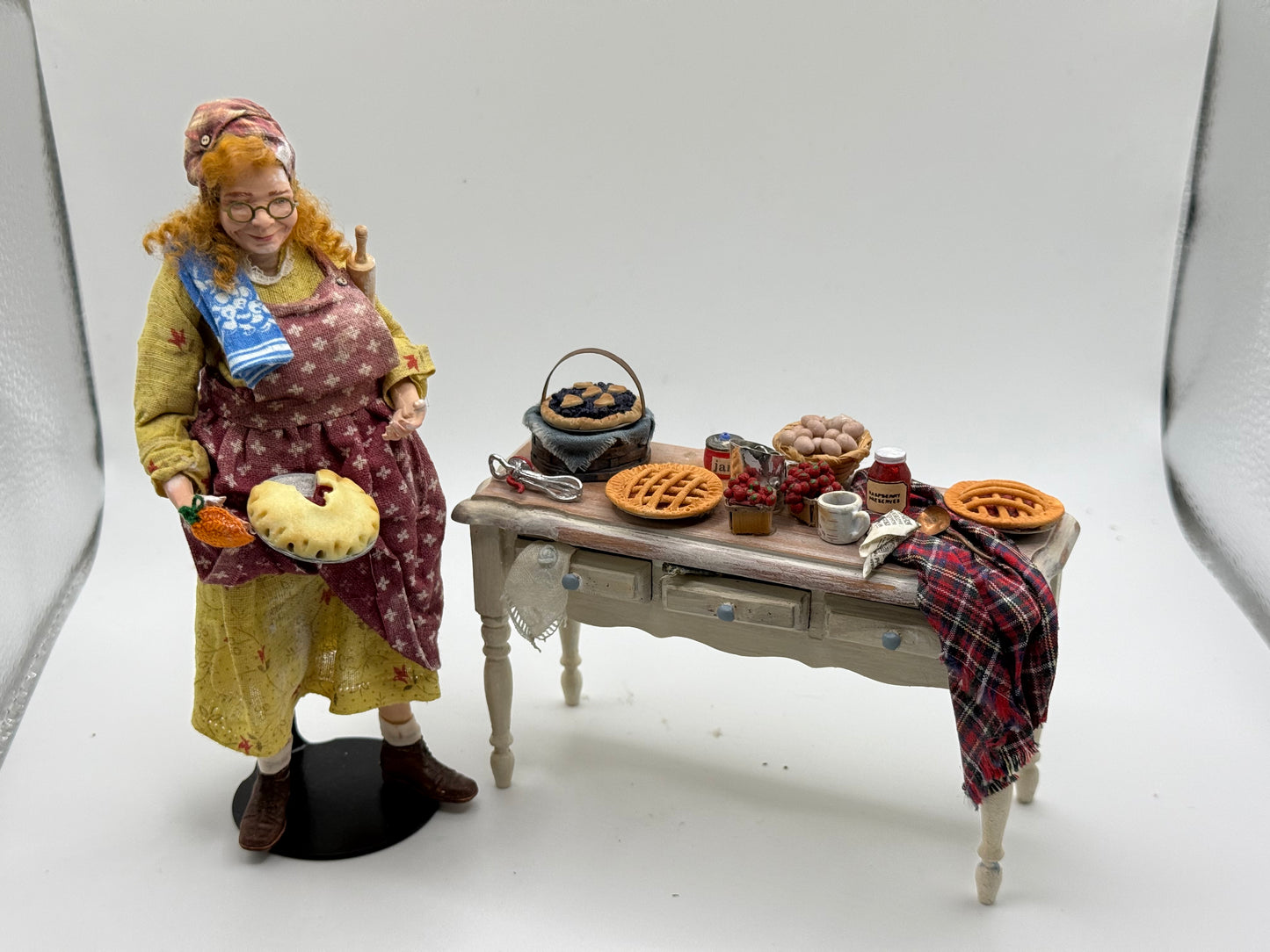 Marcia Backstrom Doll with table
