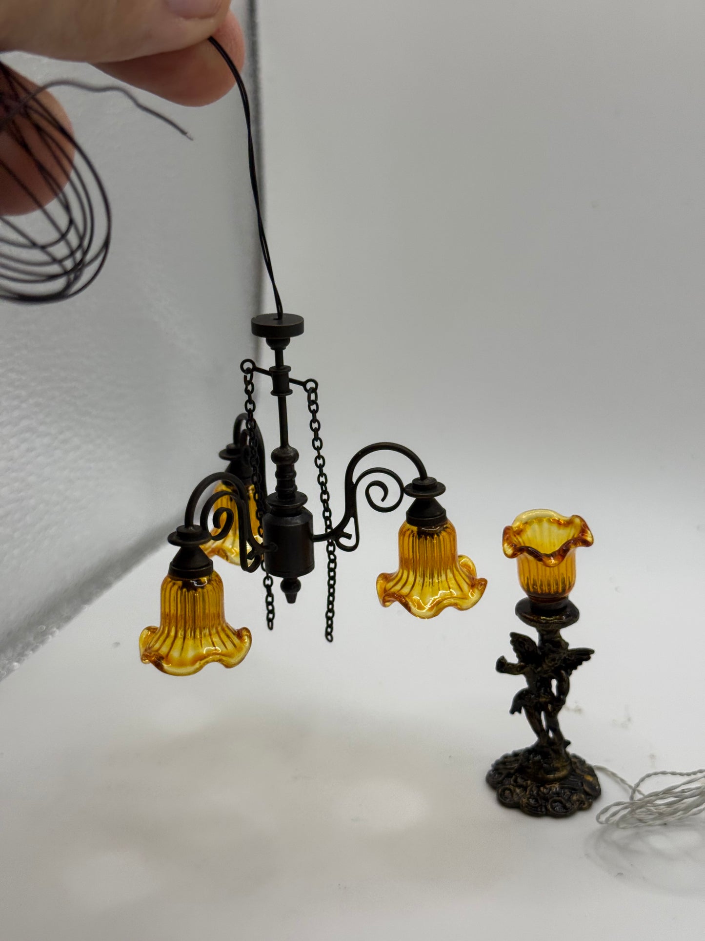 Chandelier with Matching Candle Light