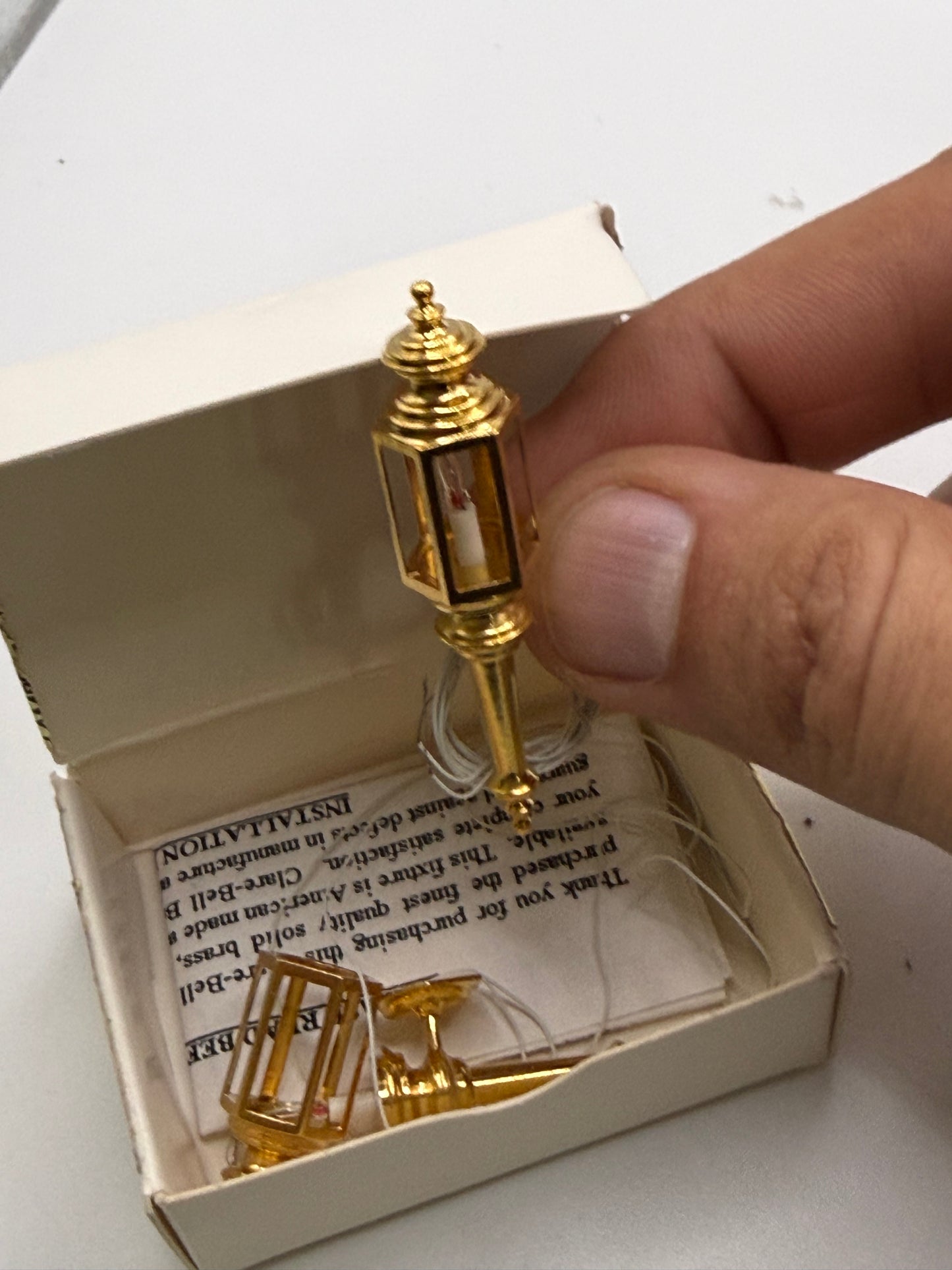 Brass Coach lamps