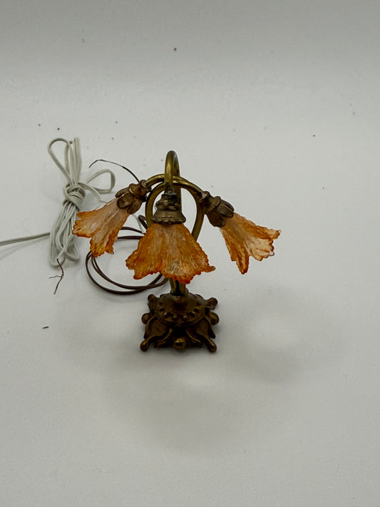 Brass Rose Lamp