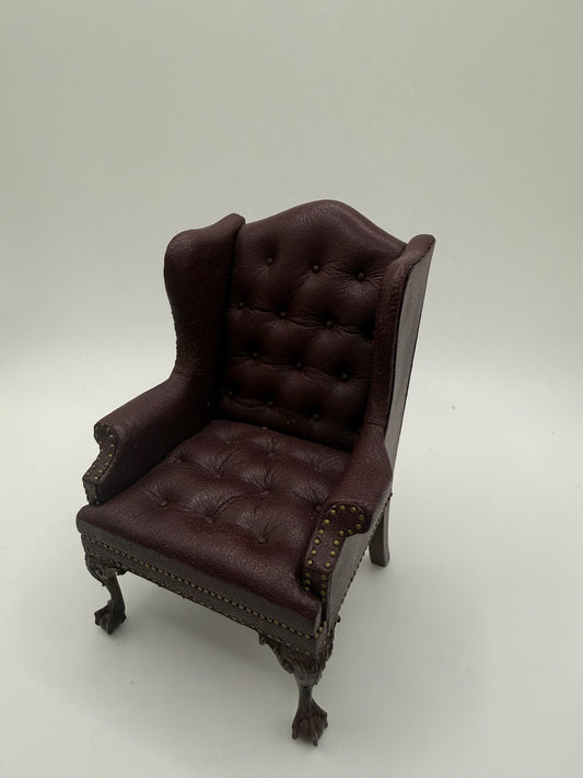 Gail Steffey Leather Chair