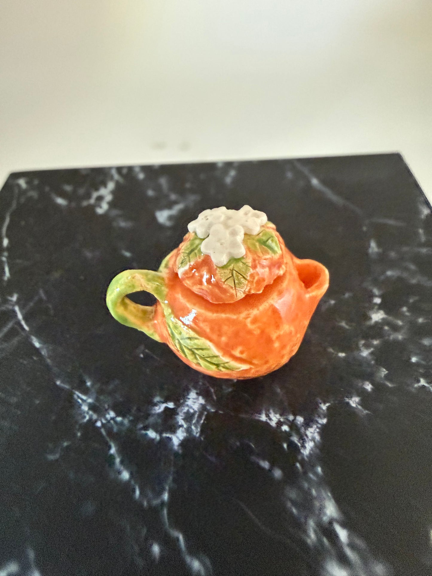 Orange Fruit Teapot