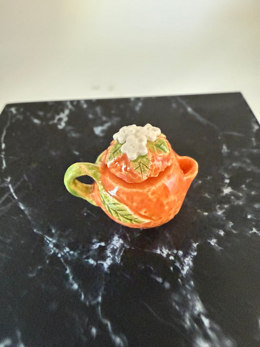 Orange Fruit Teapot
