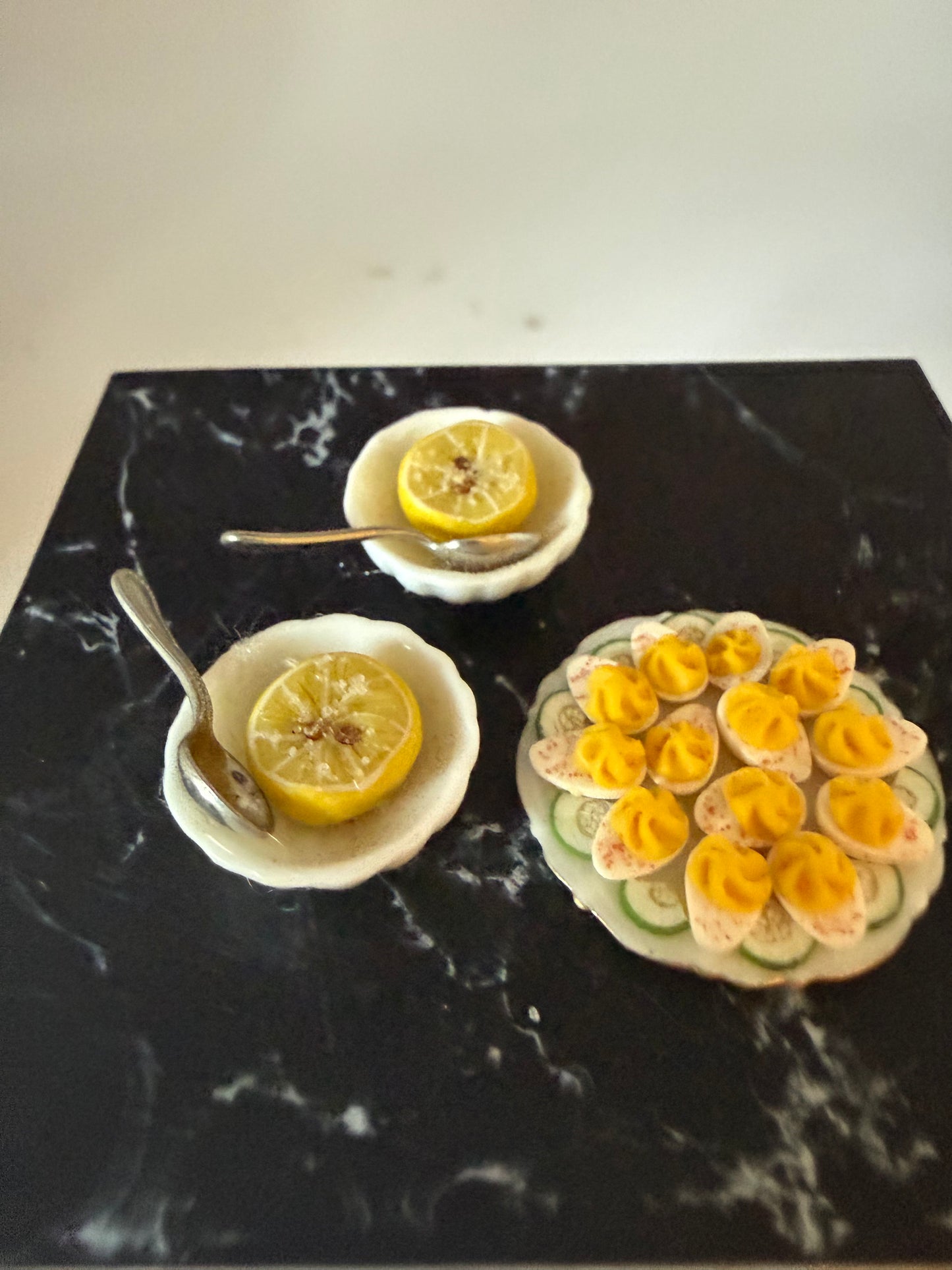 Deviled Eggs and Grapefruit