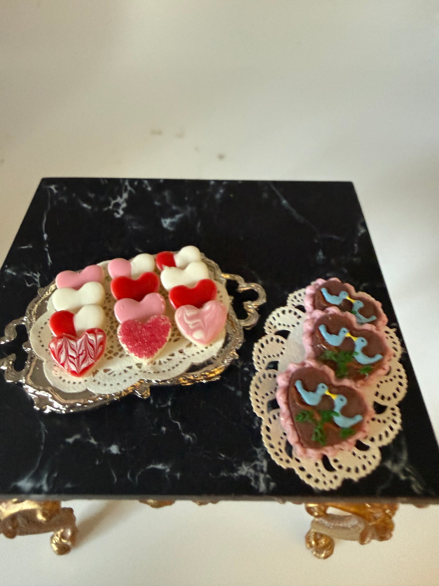Heart cookies and Chocolates