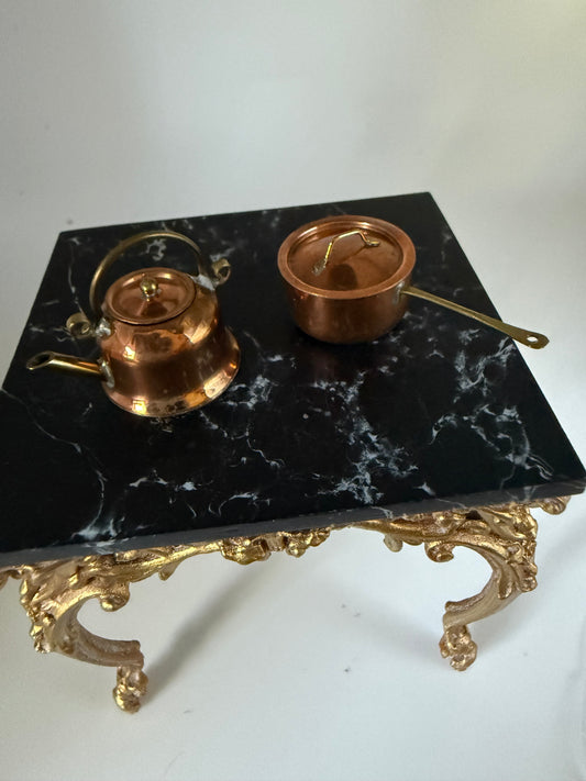 kettle and pot copper