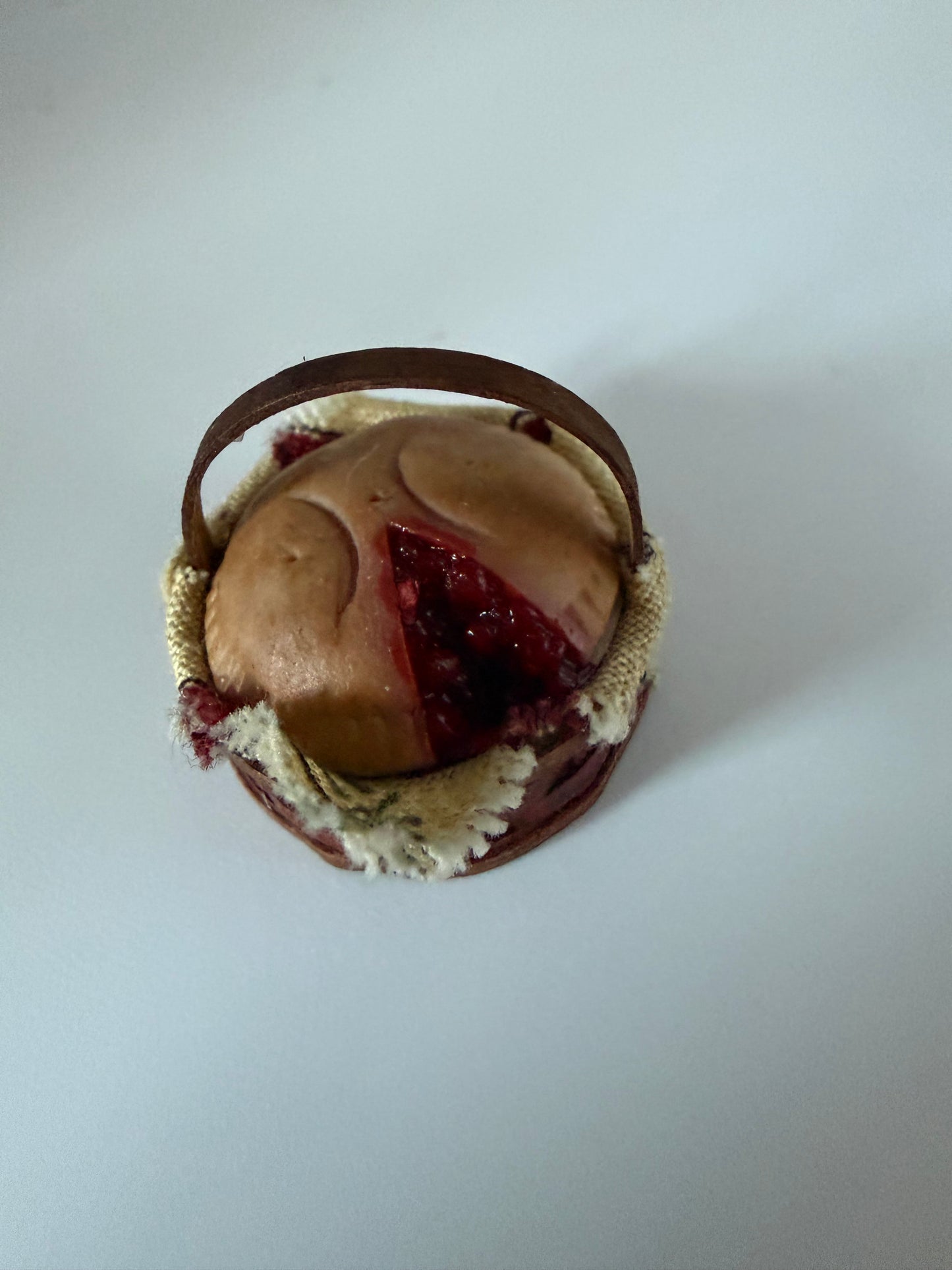 berry pie in a basket