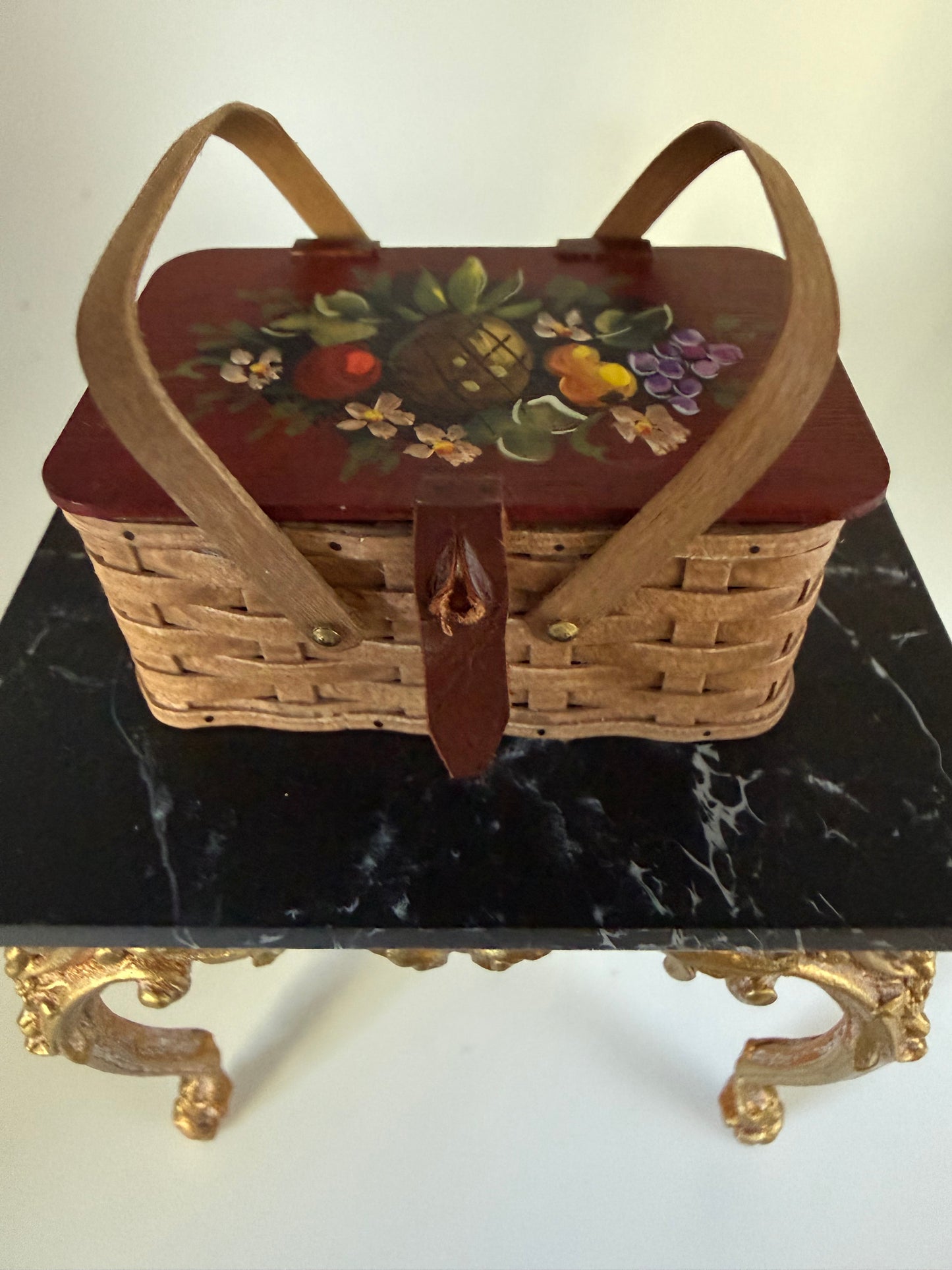 empty picnic basket