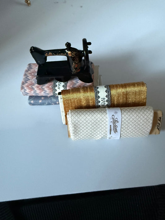 Fabric Bolts and Sewing Machine